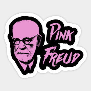 Pink Freud Sticker